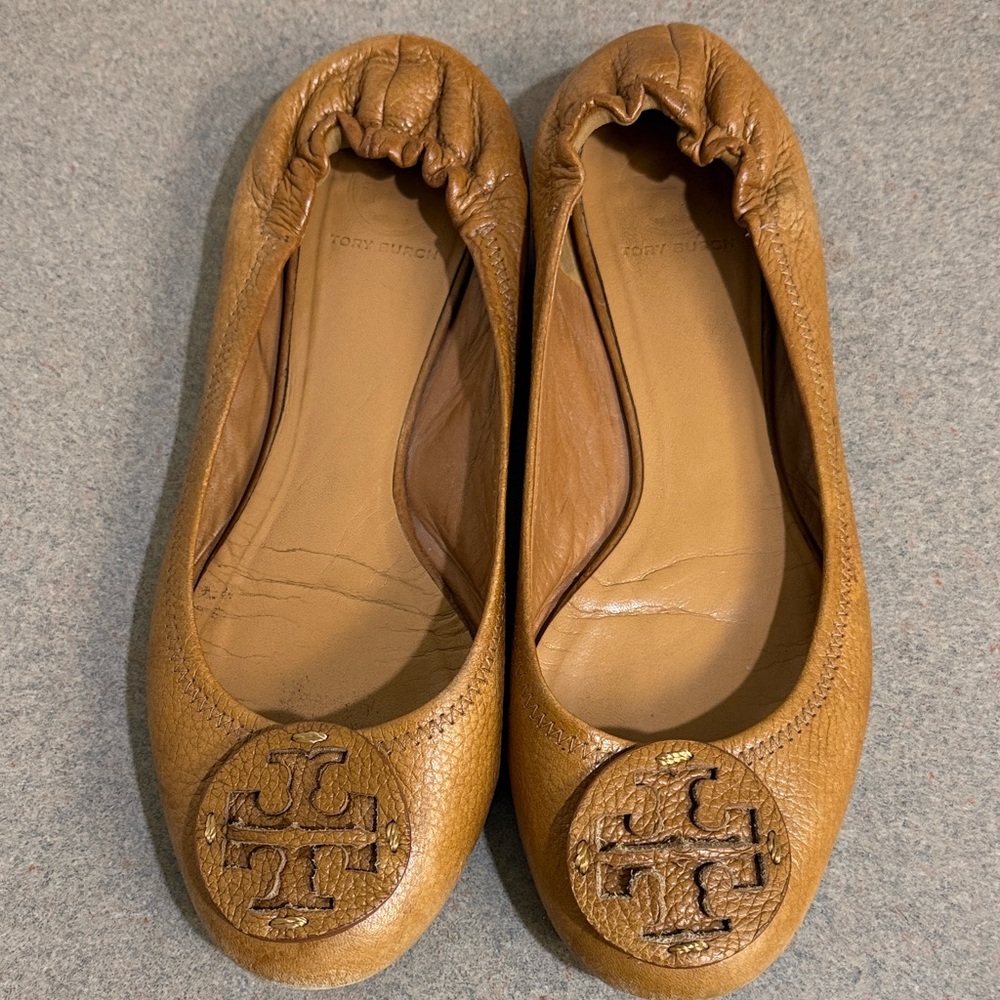Tory Burch Women's Brown Leather Loafers